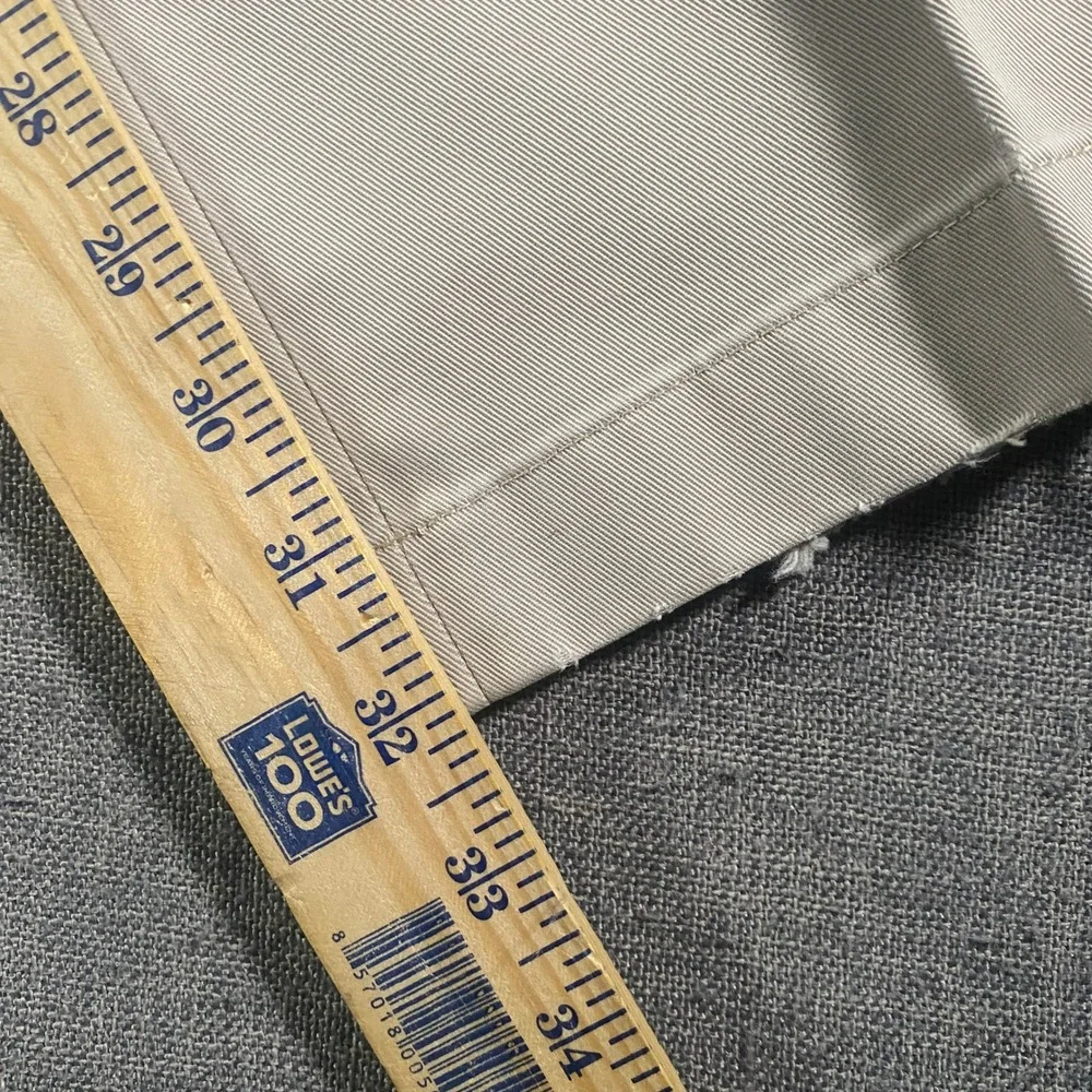 Lot of 2 Brooks Brothers Advantage Chino Milano Pants Mens W36 L32 Beige Cotton